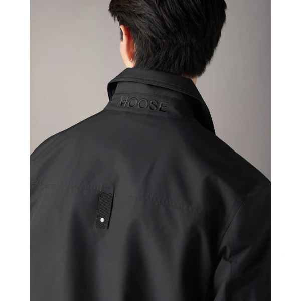 Moose Knuckles Jacques Shirt Jacket in Black | Men Jackets | Coveti