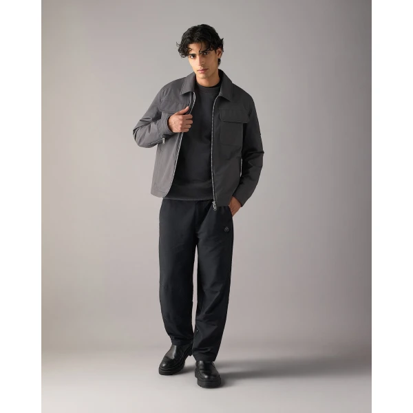 Moose Knuckles Jacques Shirt Jacket in Cement | Men Jackets | Coveti