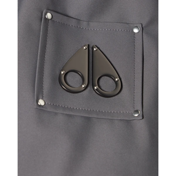 Moose Knuckles Jacques Shirt Jacket in Cement | Men Jackets | Coveti