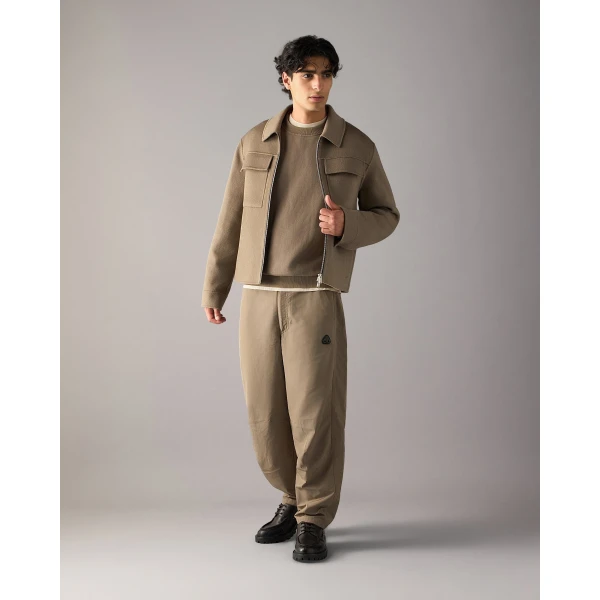 Moose Knuckles Jacques Wool Jacket in Ashen | Men Jackets | Coveti