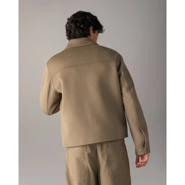 Moose Knuckles Jacques Wool Jacket in Ashen | Men Jackets | Coveti