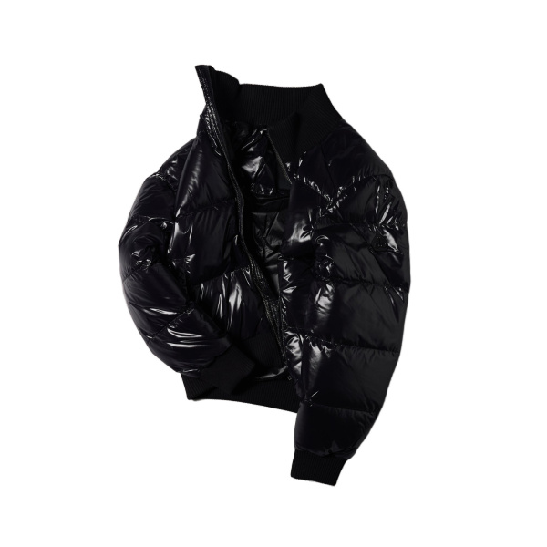 Moose Knuckles Kings Down Bomber in Black | Coveti