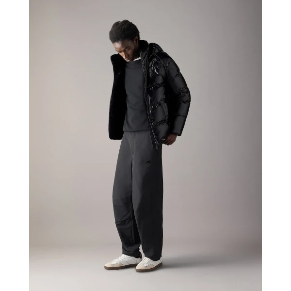 Moose Knuckles Kings Reversible Down Puffer in Black | Men Jackets | Coveti