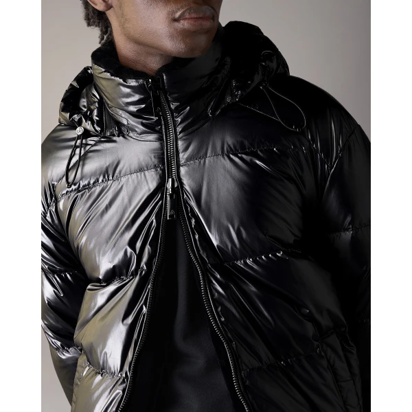 Moose Knuckles Kings Reversible Down Puffer in Black | Men Jackets | Coveti