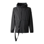 Moose Knuckles Knox Packable Rain Jacket in Black | Coveti
