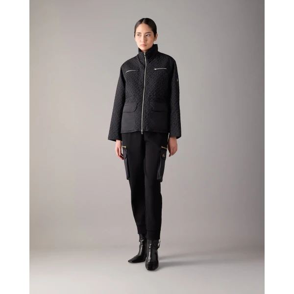 Moose Knuckles Lakeshore Jacket in Black Monogram | Jackets | Coveti