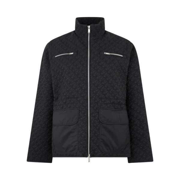 Moose Knuckles Lakeshore Jacket in Black Monogram | Coveti