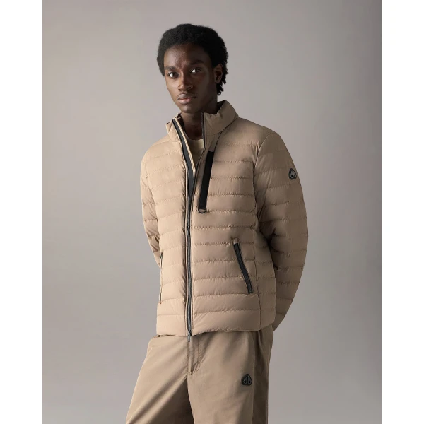 Moose Knuckles Laki Down Jacket in Ashen | Men Jackets | Coveti