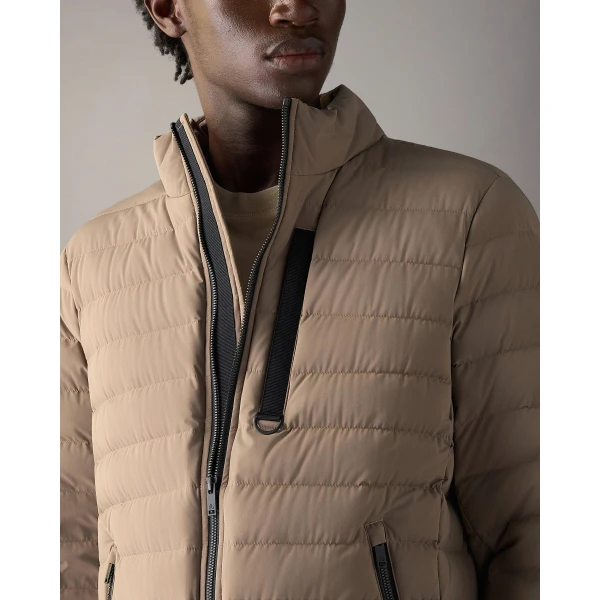 Moose Knuckles Laki Down Jacket in Ashen | Men Jackets | Coveti