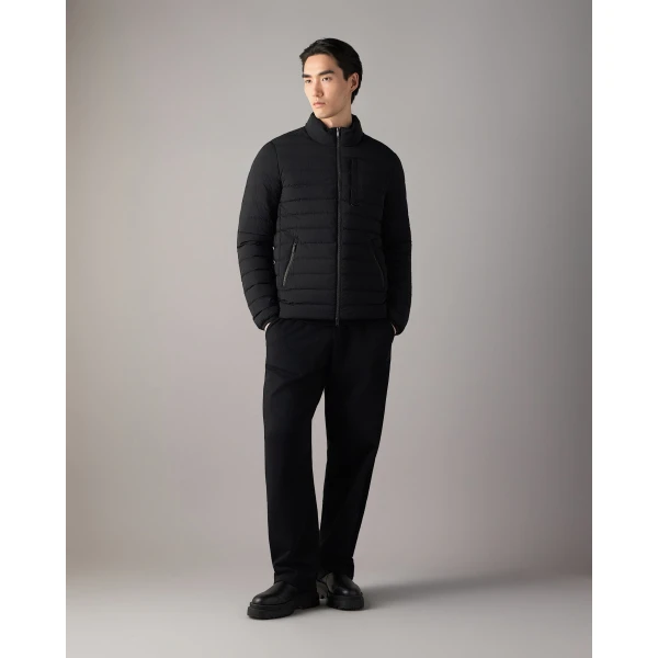 Moose Knuckles Laki Down Jacket in Black | Men Jackets | Coveti