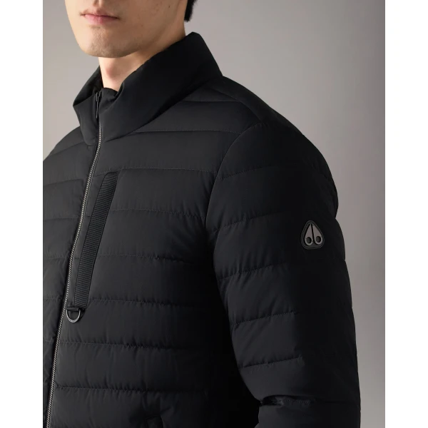 Moose Knuckles Laki Down Jacket in Black | Men Jackets | Coveti
