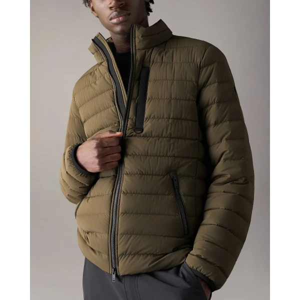 Moose Knuckles Laki Down Jacket in Combat | Men Jackets | Coveti