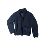 Moose Knuckles Laki Down Jacket in Navy | Coveti