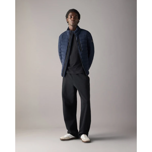 Moose Knuckles Laki Down Jacket in Navy | Men Jackets | Coveti