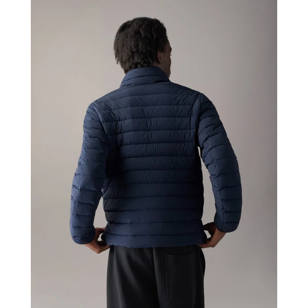 Moose Knuckles Laki Down Jacket in Navy | Men Jackets | Coveti