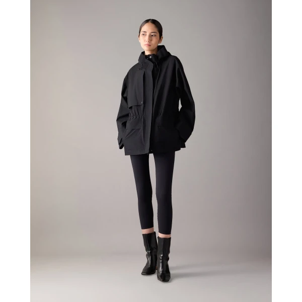 Moose Knuckles Laurier Rain Jacket in Black | Jackets | Coveti