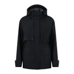 Moose Knuckles Laurier Rain Jacket in Black | Coveti