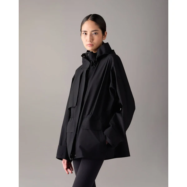 Moose Knuckles Laurier Rain Jacket in Black | Jackets | Coveti