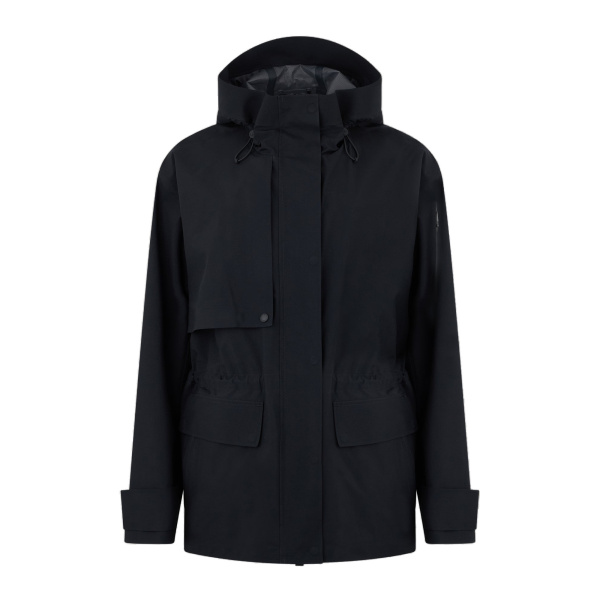 Moose Knuckles Laurier Rain Jacket in Black | Coveti