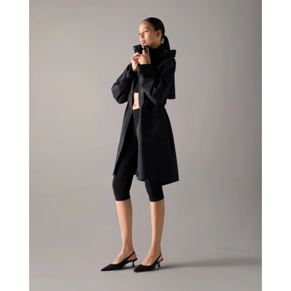 Moose Knuckles Laurier Rain Parka in Black | Coats | Coveti