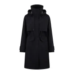 Moose Knuckles Laurier Rain Parka in Black | Coveti