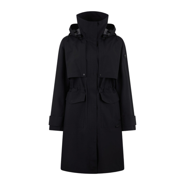 Moose Knuckles Laurier Rain Parka in Black | Coveti