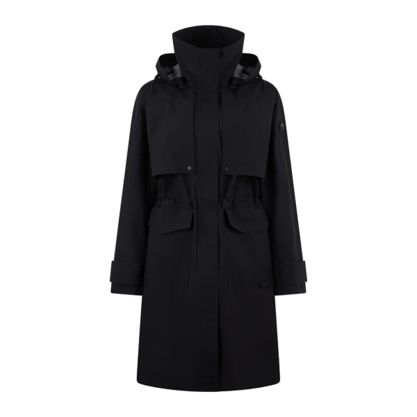 Moose Knuckles Laurier Rain Parka in Black | Coveti