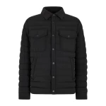 Moose Knuckles Lennox Shirt Jacket in Black | Coveti