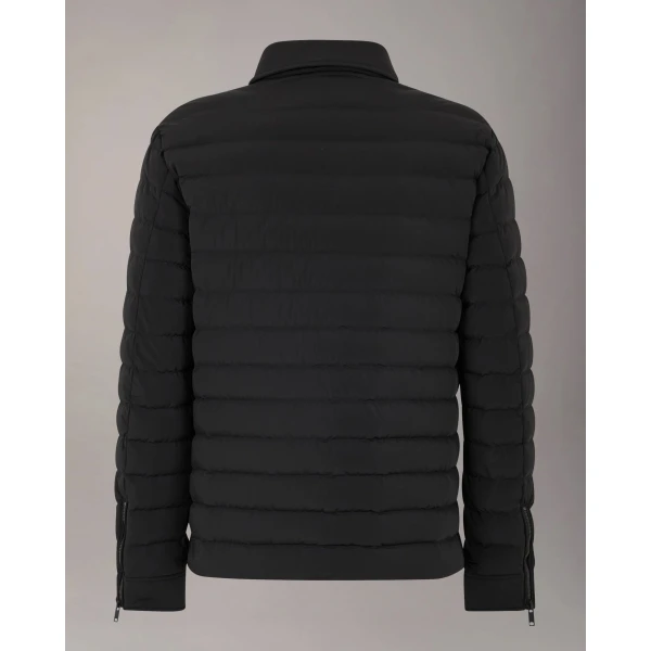 Moose Knuckles Lennox Shirt Jacket in Black | Men Jackets | Coveti