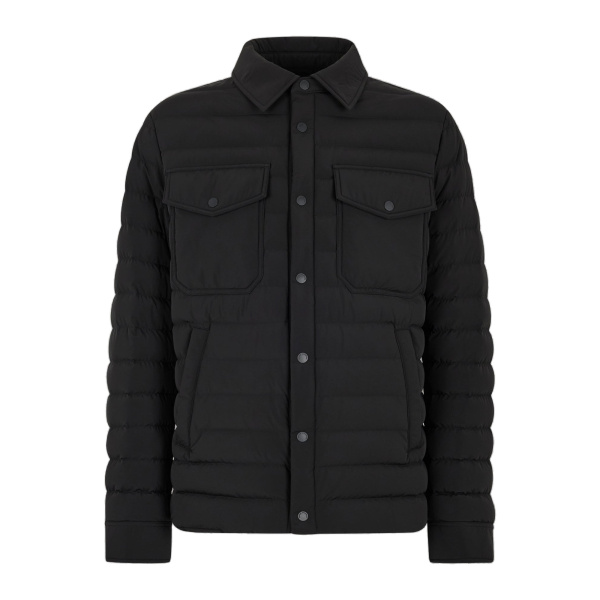 Moose Knuckles Lennox Shirt Jacket in Black | Coveti