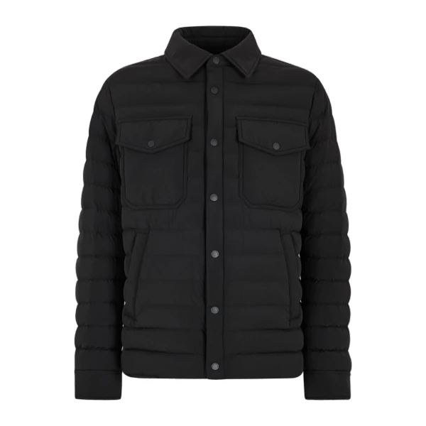Moose Knuckles Lennox Shirt Jacket in Black | Coveti