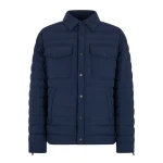 Moose Knuckles Lennox Shirt Jacket in Navy | Coveti