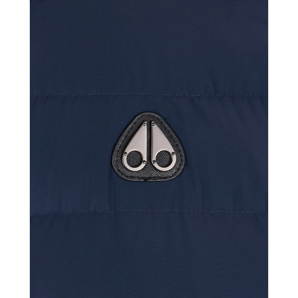 Moose Knuckles Lennox Shirt Jacket in Navy | Men Jackets | Coveti