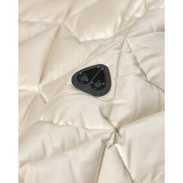 Moose Knuckles Lightweight Iceberg Quilt Down Jacket in Alabaster | Men Jackets | Coveti
