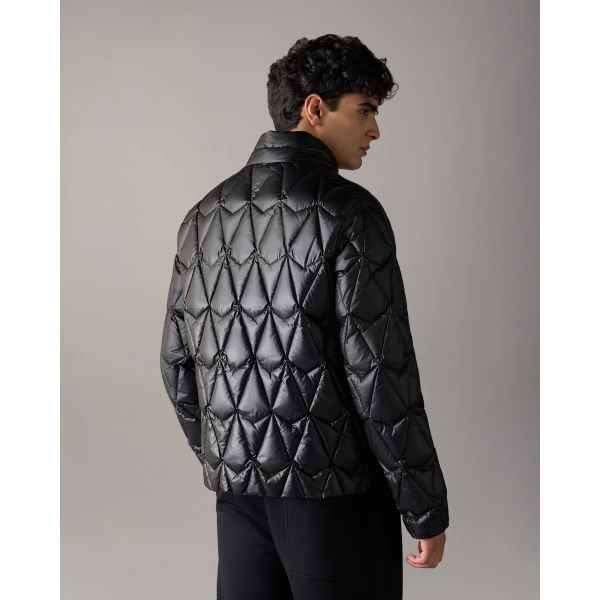 Moose Knuckles Lightweight Iceberg Quilt Down Jacket in Black | Men Jackets | Coveti