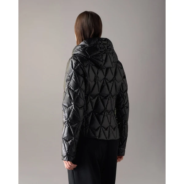 Moose Knuckles Lightweight Iceberg Quilt Down Jacket in Black | Jackets | Coveti