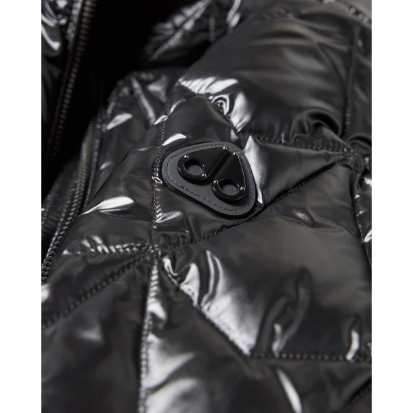 Moose Knuckles Lightweight Iceberg Quilt Down Jacket in Black | Jackets | Coveti