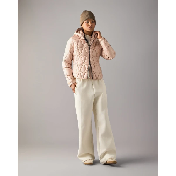 Moose Knuckles Lightweight Iceberg Quilt Down Jacket in Rosewood | Jackets | Coveti