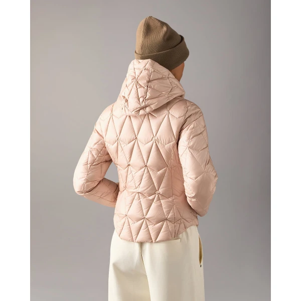 Moose Knuckles Lightweight Iceberg Quilt Down Jacket in Rosewood | Jackets | Coveti