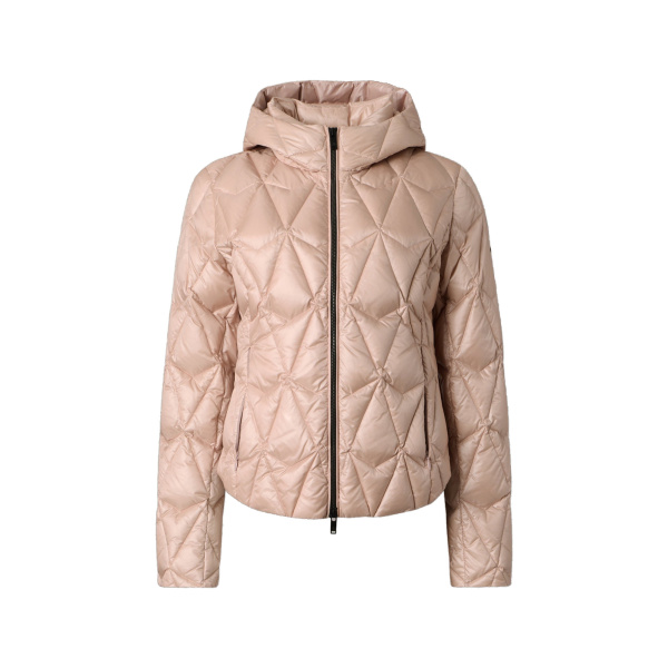 Moose Knuckles Lightweight Iceberg Quilt Down Jacket in Rosewood | Coveti