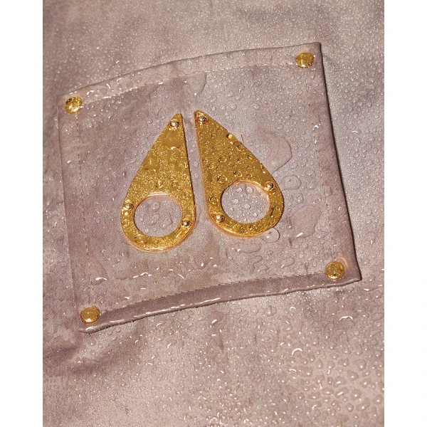 Moose Knuckles Luxe Satin Reversible Bomber in Ashen | Jackets | Coveti