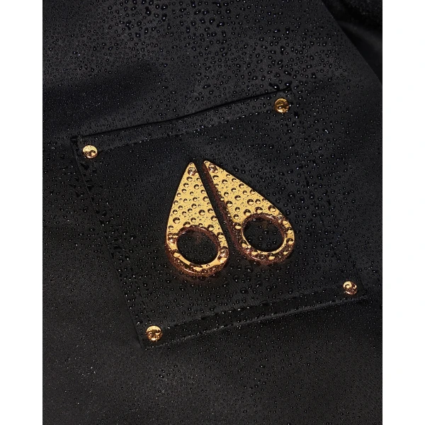Moose Knuckles Luxe Satin Reversible Bomber in Black | Jackets | Coveti