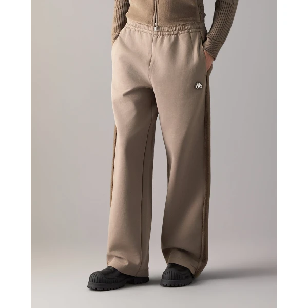Moose Knuckles Mixed Media Bunny Pants in Ashen | Pants | Coveti