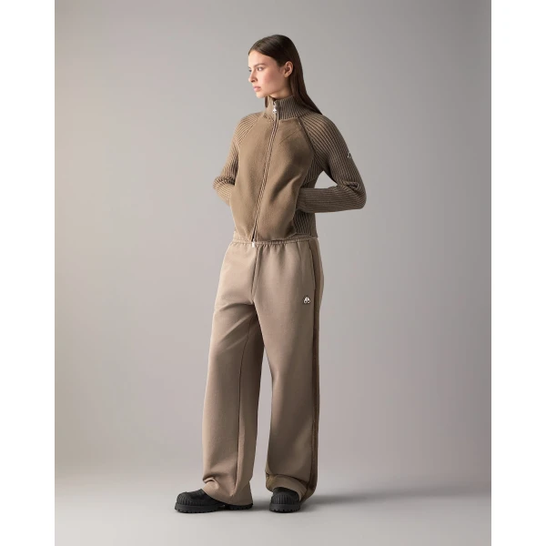 Moose Knuckles Mixed Media Bunny Pants in Ashen | Pants | Coveti