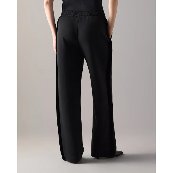 Moose Knuckles Mixed Media Bunny Pants in Black | Pants | Coveti