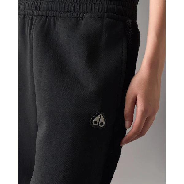 Moose Knuckles Mixed Media Bunny Pants in Black | Pants | Coveti