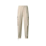 Moose Knuckles Mixed Media Joggers in Plaster | Coveti