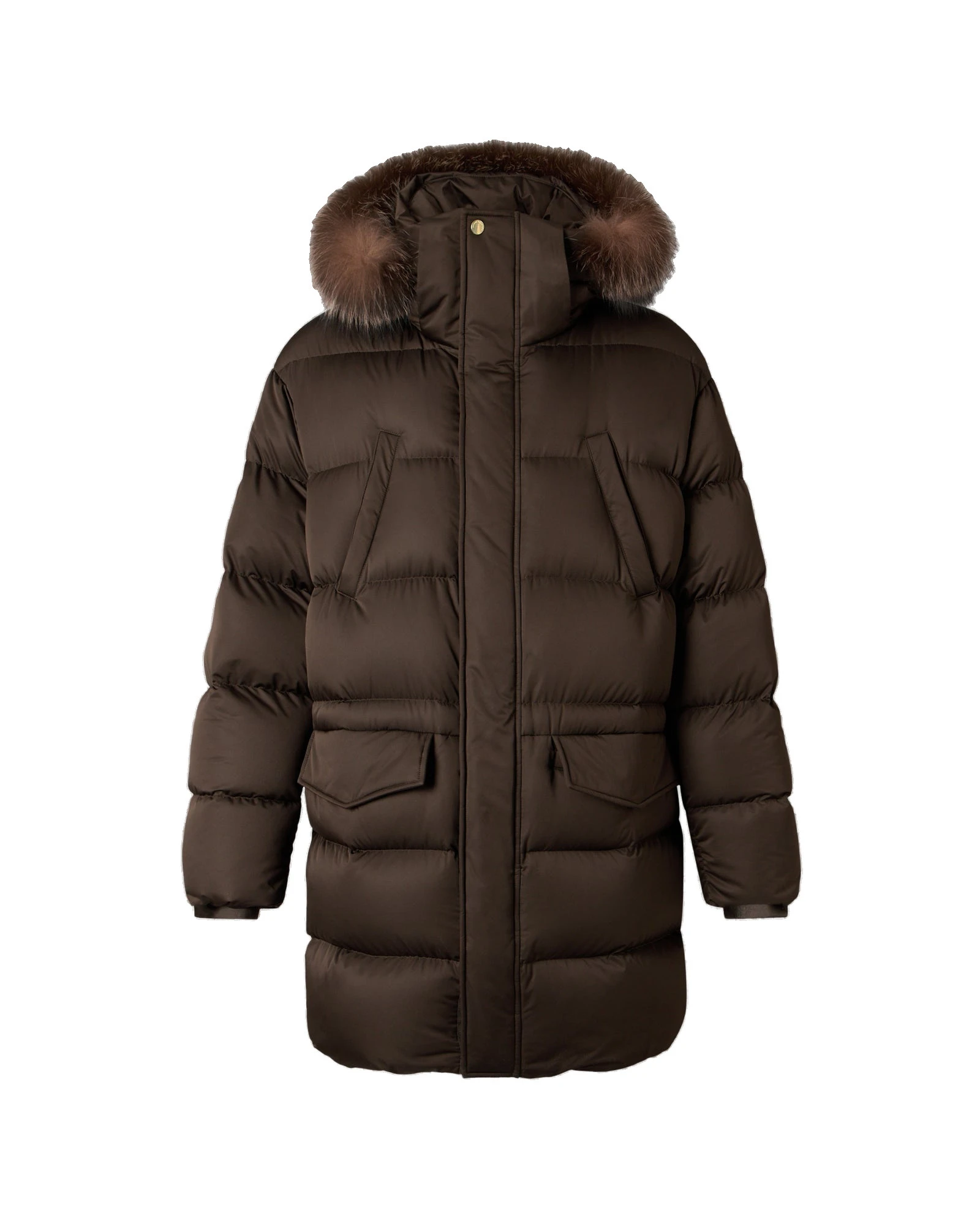 Moose Knuckles Northbound Fox Fur & Down 3Q in Espresso Moose Knuckles Northbound Fox Fur & Down 3Q in Espresso | Coveti