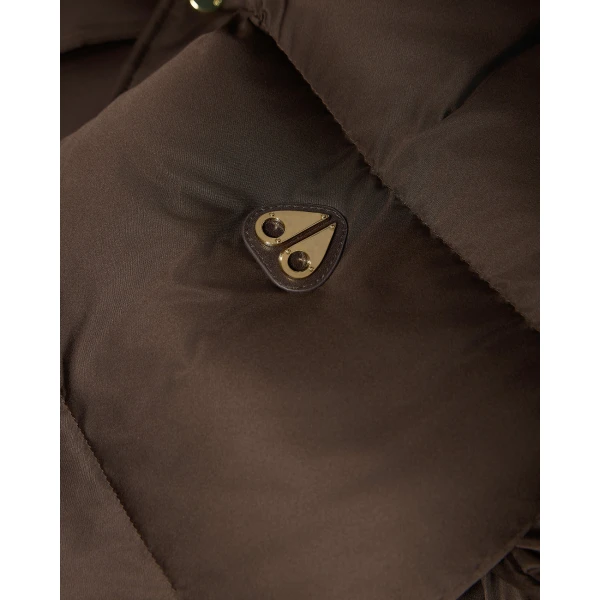 Moose Knuckles Northbound Fox Fur & Down Bomber in Espresso | Men Jackets | Coveti
