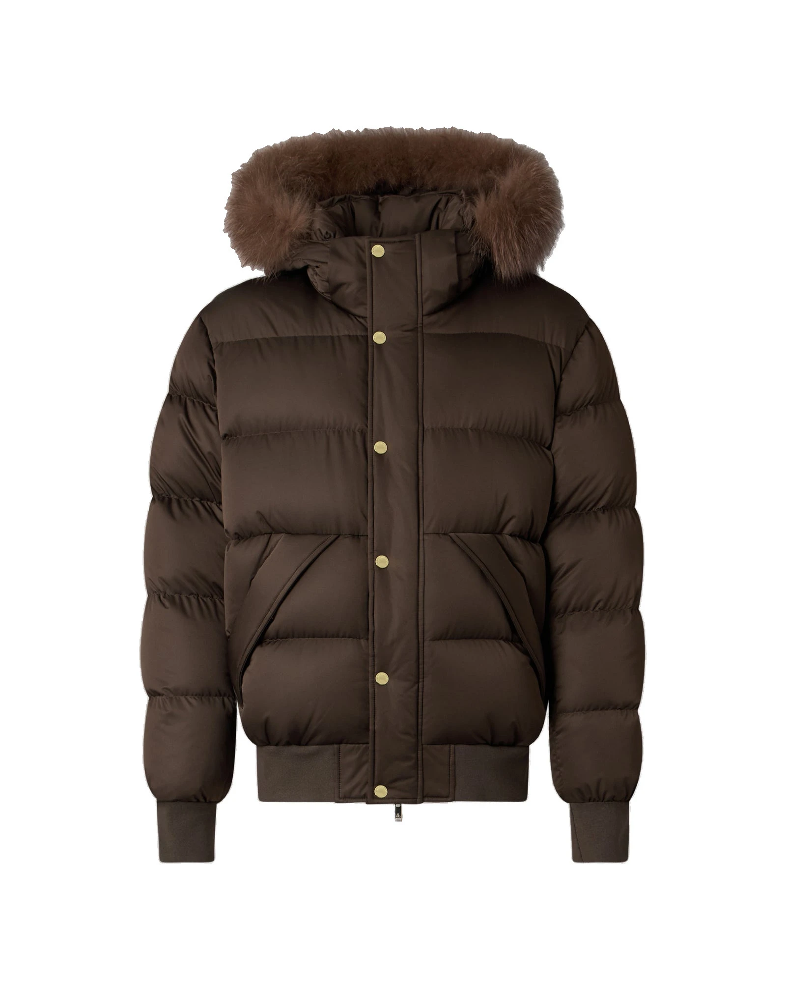 Moose Knuckles Northbound Fox Fur & Down Bomber in Espresso Moose Knuckles Northbound Fox Fur & Down Bomber in Espresso | Coveti